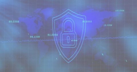 Digital Security Enhancement with Global Data Network - Download Free Stock Images Pikwizard.com