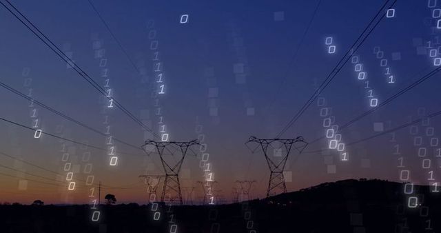 Digital power grid conserving energy in technological age