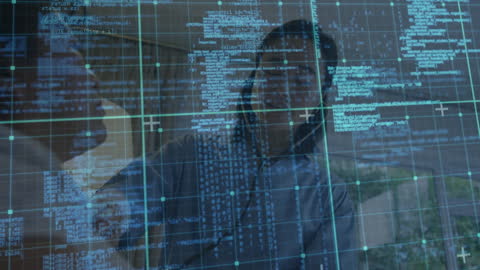 Doctor Analyzing Data with Digital Interface