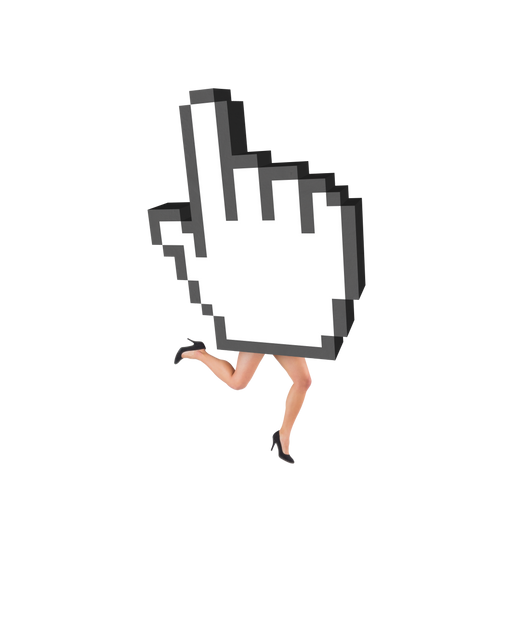 Modern Pixel Cursor Icon with Human Legs on Transparent Background - Download Free Stock Videos Pikwizard.com