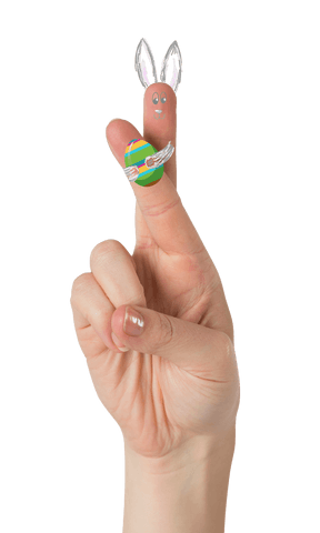 easter finger art with transparent background - Download Free Stock Videos Pikwizard.com