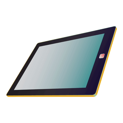 Transparent Modern Digital Tablet Vector Illustration - Download Free Stock Videos Pikwizard.com