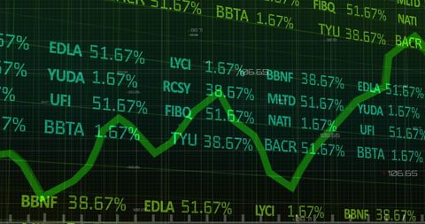 Digital Financial Data Interfaces in Global Connection - Download Free Stock Images Pikwizard.com