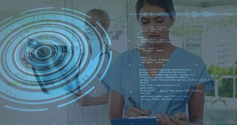 Healthcare Technology Interface in Modern Clinic