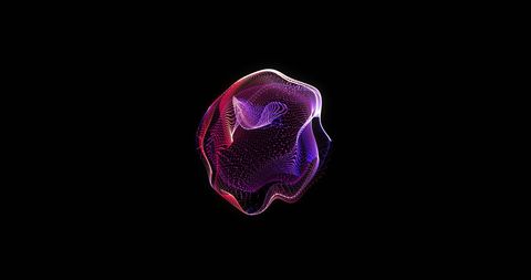 Abstract Digital Shape with Vibrant Color Layers - Download Free Stock Images Pikwizard.com