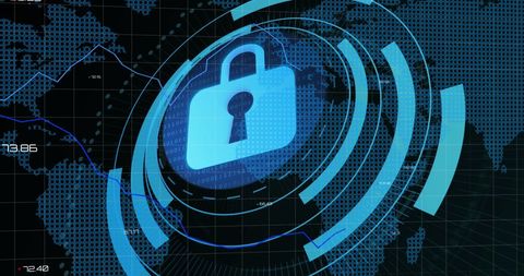 Digital Security Encryption with Global Network Technology - Download Free Stock Images Pikwizard.com