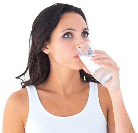 woman drinking water with transparent background - Download Free Stock Videos Pikwizard.com