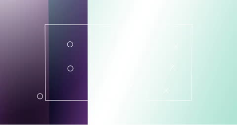 Abstract Game Plan Animation Over Gradient Background