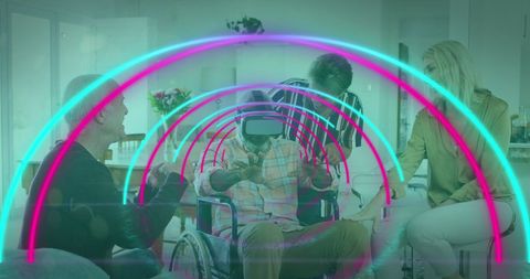 Seniors Engaging in Virtual Reality Experience - Download Free Stock Images Pikwizard.com