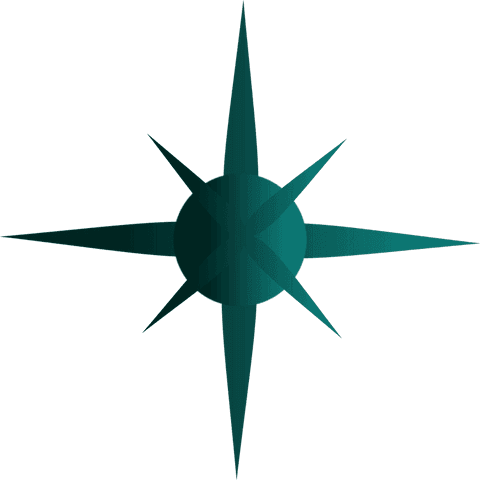gradient teal eight-pointed star on transparent background - Download Free Stock Videos Pikwizard.com
