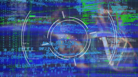 Digital DNA Hologram with Data Analysis Overlay
