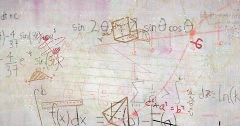 Abstract Mathematical Equations and Diagrams Background - Download Free Stock Images Pikwizard.com
