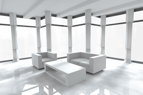 transparent modern office lobby with white minimalist furniture - Download Free Stock Videos Pikwizard.com