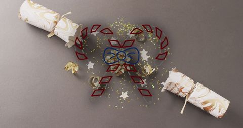 Festive Christmas Crackers with Candy Canes