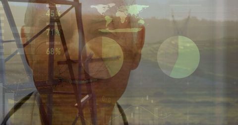 Doctor Overlay with Data Graphics and Technology Interface