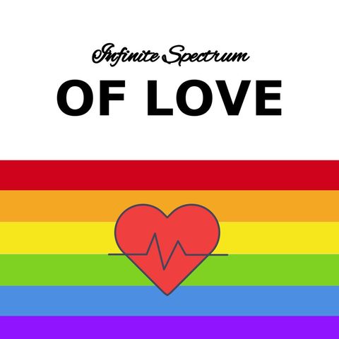 Infinite Spectrum of Love Concept with Heartbeat and Rainbow - Download Free Stock Templates Pikwizard.com