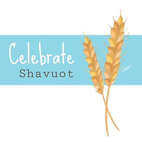 illustrative celebration of shavuot with wheat stalks - Download Free Stock Templates Pikwizard.com
