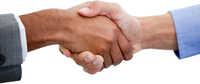 Transparent Business Handshake Between Diverse Male Colleagues - Download Free Stock Videos Pikwizard.com