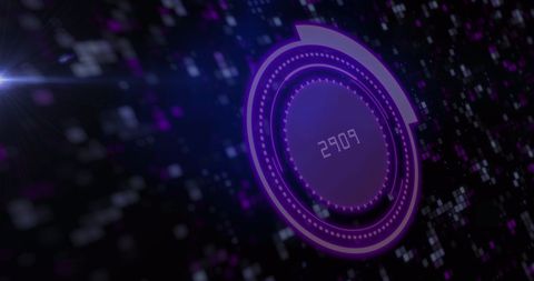 digital interface with scanning scope and futuristic icons - Download Free Stock Images Pikwizard.com