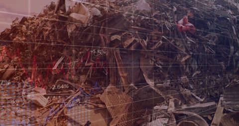 Financial data and junkyard fusion exemplifying economic concepts