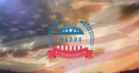 USA Patriotic Father's Day Sunset Celebration - Download Free Stock Images Pikwizard.com