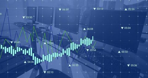 digital financial data analysis with evolving graph charts - Download Free Stock Images Pikwizard.com