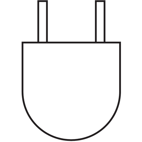 transparent plug outline illustration on clear background - Download Free Stock Videos Pikwizard.com