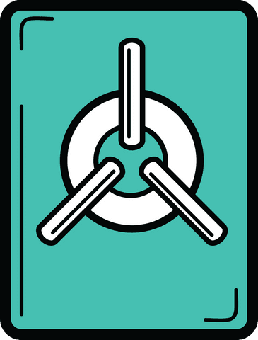 digital secure safe lock symbol on blue background - Download Free Stock Videos Pikwizard.com