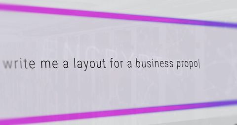 Modern technology and ai conceptual interface design