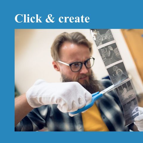 photographer using traditional film for vintage development - Download Free Stock Templates Pikwizard.com