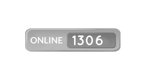 Online Users Counter Displaying 1306 on Digital Interface - Download Free Stock Images Pikwizard.com
