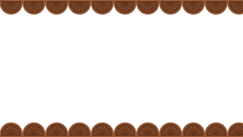 ornamental flat design border on transparent background with teal panel - Download Free Stock Videos Pikwizard.com