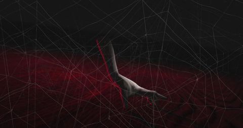 Mysterious Hand in Dark Webbed Environment - Download Free Stock Images Pikwizard.com