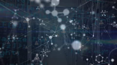 Digital Network Connections with Modern Molecule Graphics