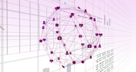 Global Network Analysis with Data Visualization - Download Free Stock Images Pikwizard.com