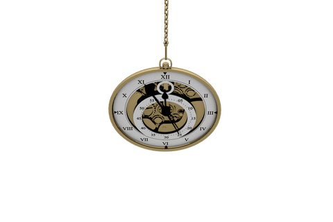transparent vintage pocket watch gold chain with roman numerals - Download Free Stock Videos Pikwizard.com