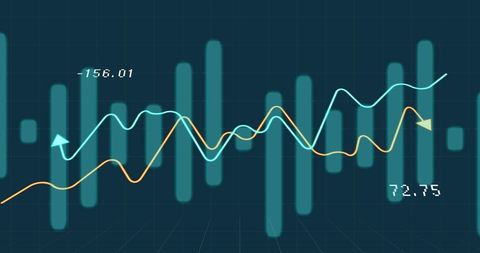 Digital Data Processing Background with Dynamic Lines - Download Free Stock Images Pikwizard.com