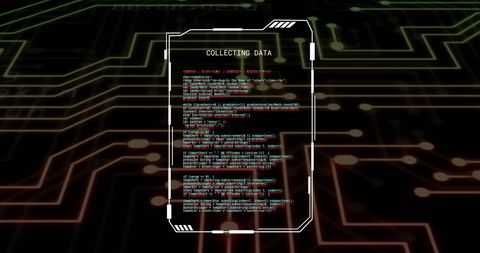 Digital Data Processing and Global Connection Display - Download Free Stock Images Pikwizard.com
