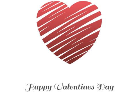 Happy Valentine's Day Text with Transparent Heart Illustration - Download Free Stock Videos Pikwizard.com