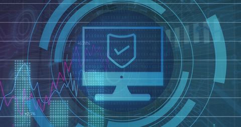 Digital security and data analysis on computer interface
