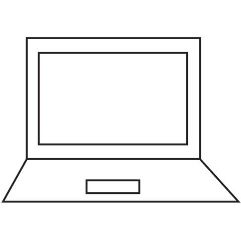 Minimalist Laptop Icon on Transparent Background - Download Free Stock Videos Pikwizard.com
