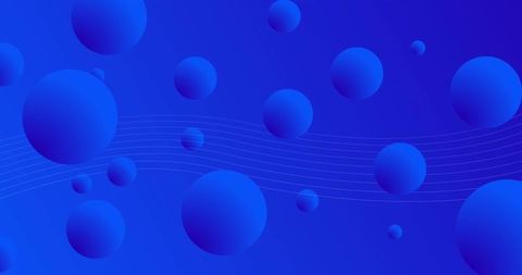 Floating Blue Spheres on Abstract Background - Download Free Stock Images Pikwizard.com