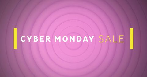 Cyber monday sale banner with vibrant purple design