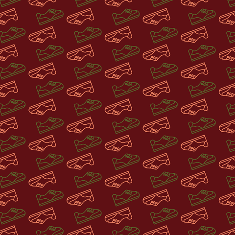 transparent repeat pattern of shoes on claret background in vector art - Download Free Stock Videos Pikwizard.com