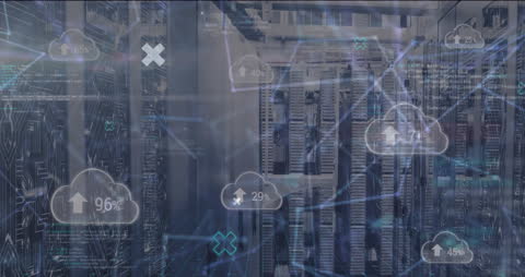 Futuristic Cloud Computing and Data Networking Concept