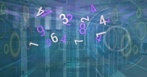 Digital Data Flow in a High-Tech Server Room - Download Free Stock Images Pikwizard.com