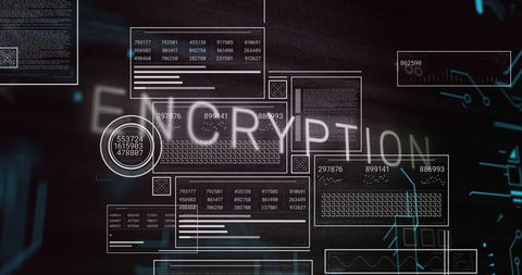 Binary Encryption and Code Graphics in Digital Technology Background - Download Free Stock Images Pikwizard.com