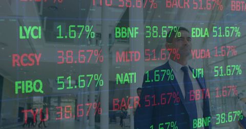 Business Professionals Navigating Dynamic Financial Data - Download Free Stock Images Pikwizard.com