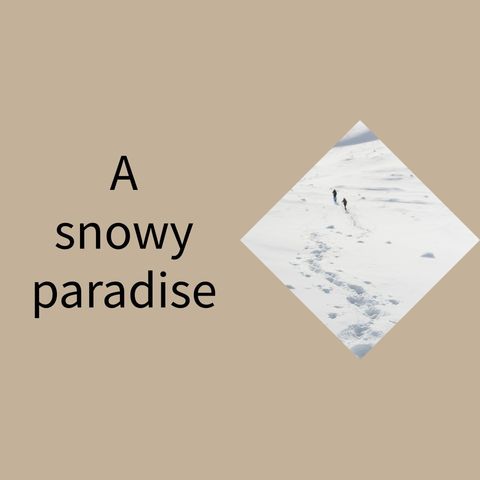 Snowy Winter Landscape with Inspirational Text - Download Free Stock Templates Pikwizard.com