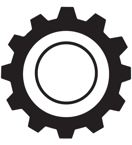 black cog icon on transparent background for industry designs - Download Free Stock Videos Pikwizard.com